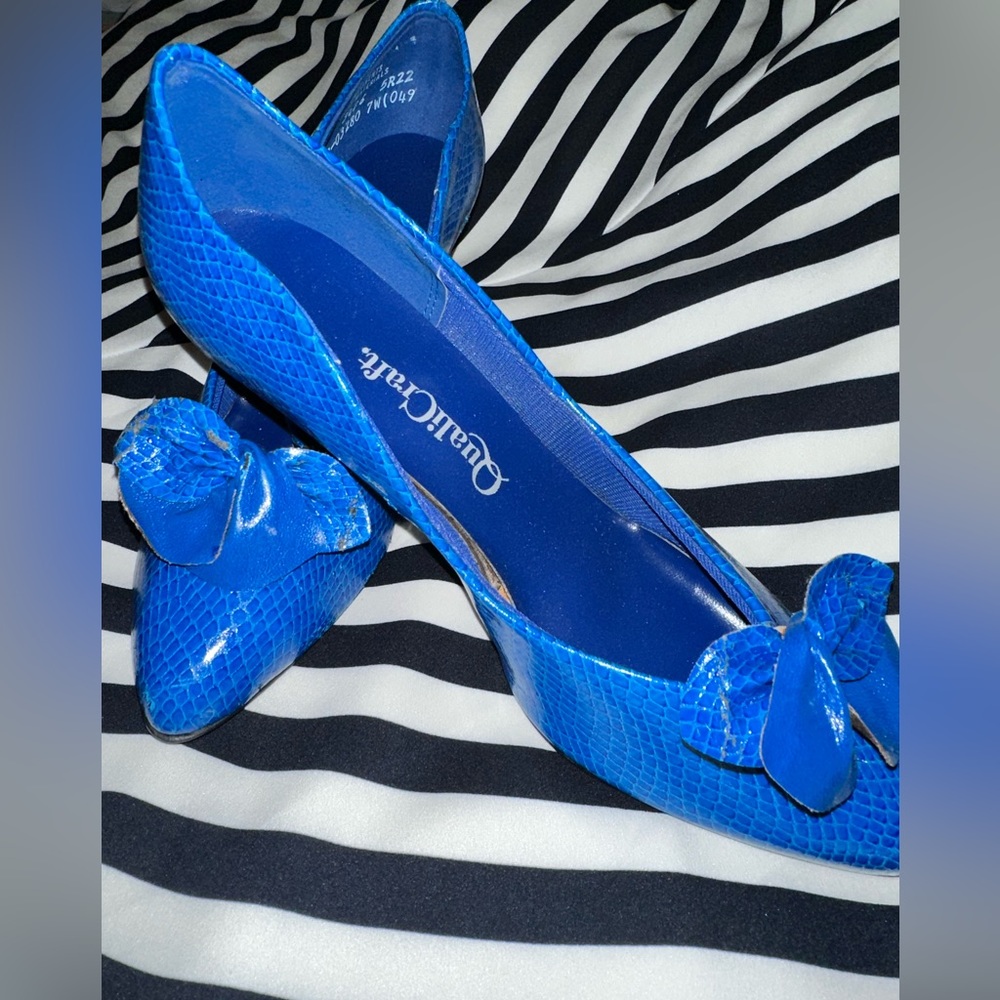 1960’s Blue Heels By qualiCradt New Never Worn